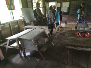 A classroom in Naduri