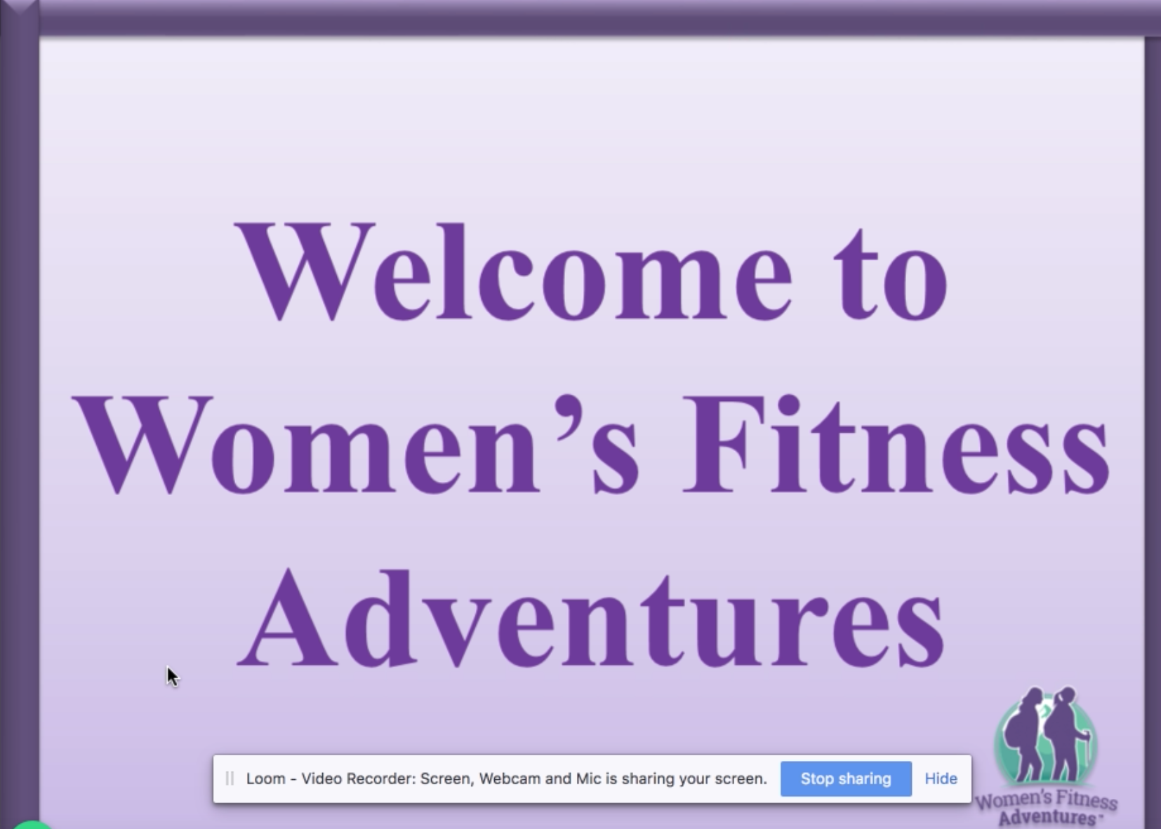 Welcome to Women's Fitness Adventures