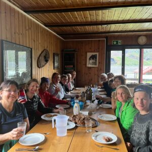 Shared dining and meals on the Ultimate Iceland Fitness Adventure with Women's Fitness Adventures