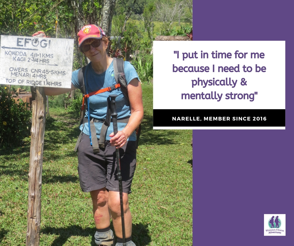 Narelle's story with Women's Fitness Adventures