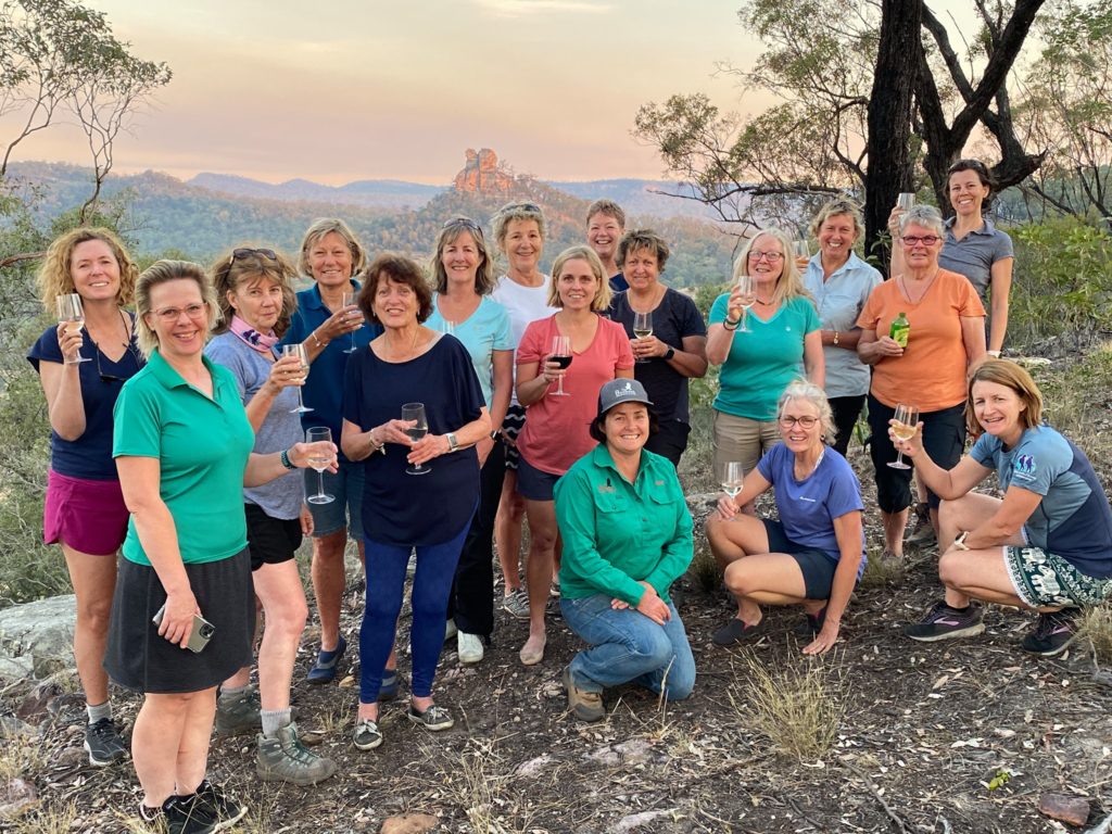 Celebration Drinks on the Outback Queensland Fitness Adventure