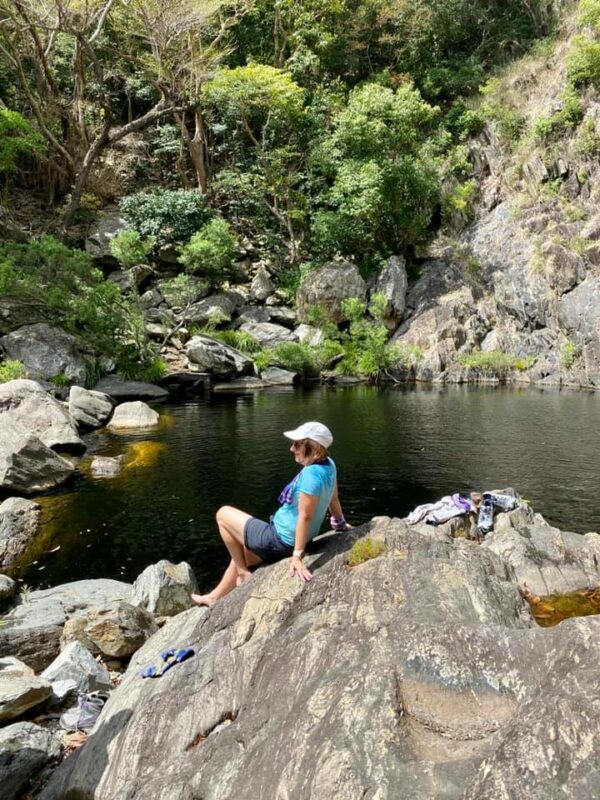 Time out on the trail on the North Queensland Tropical Fitness Adventure