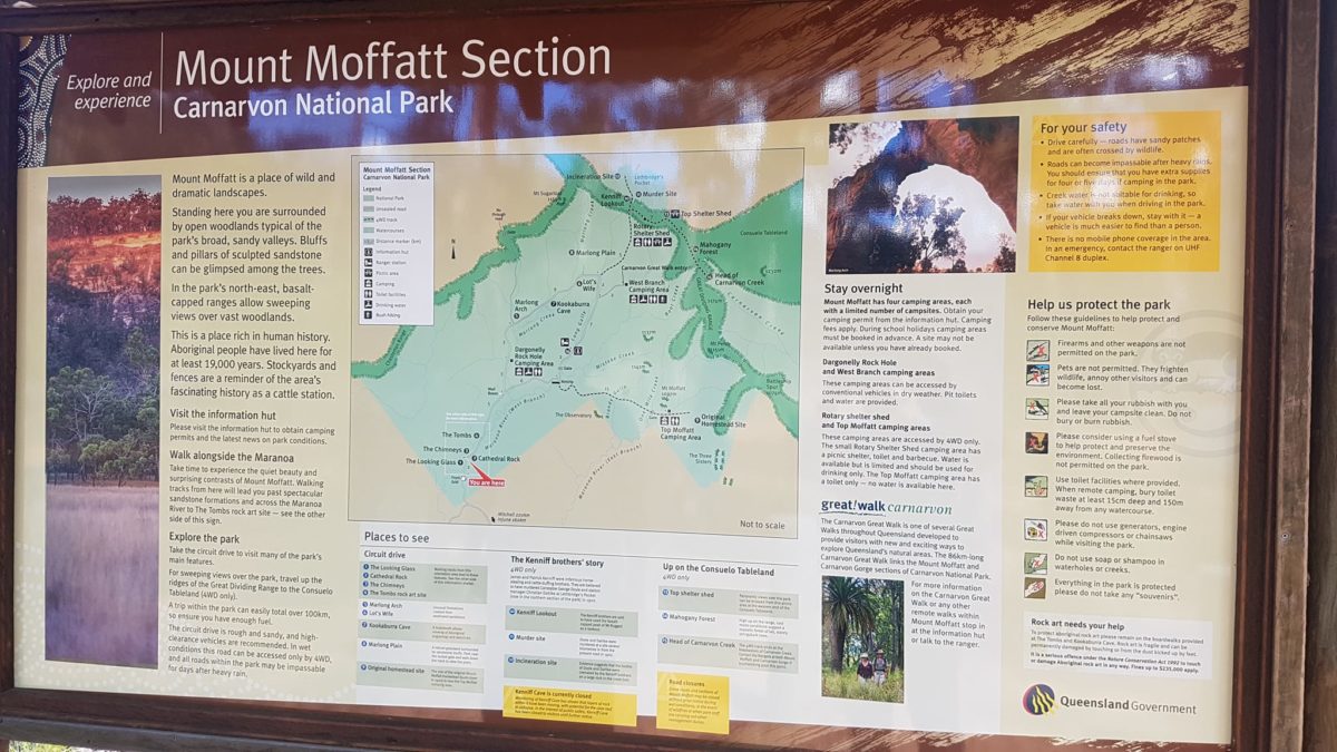 Mt moffat map