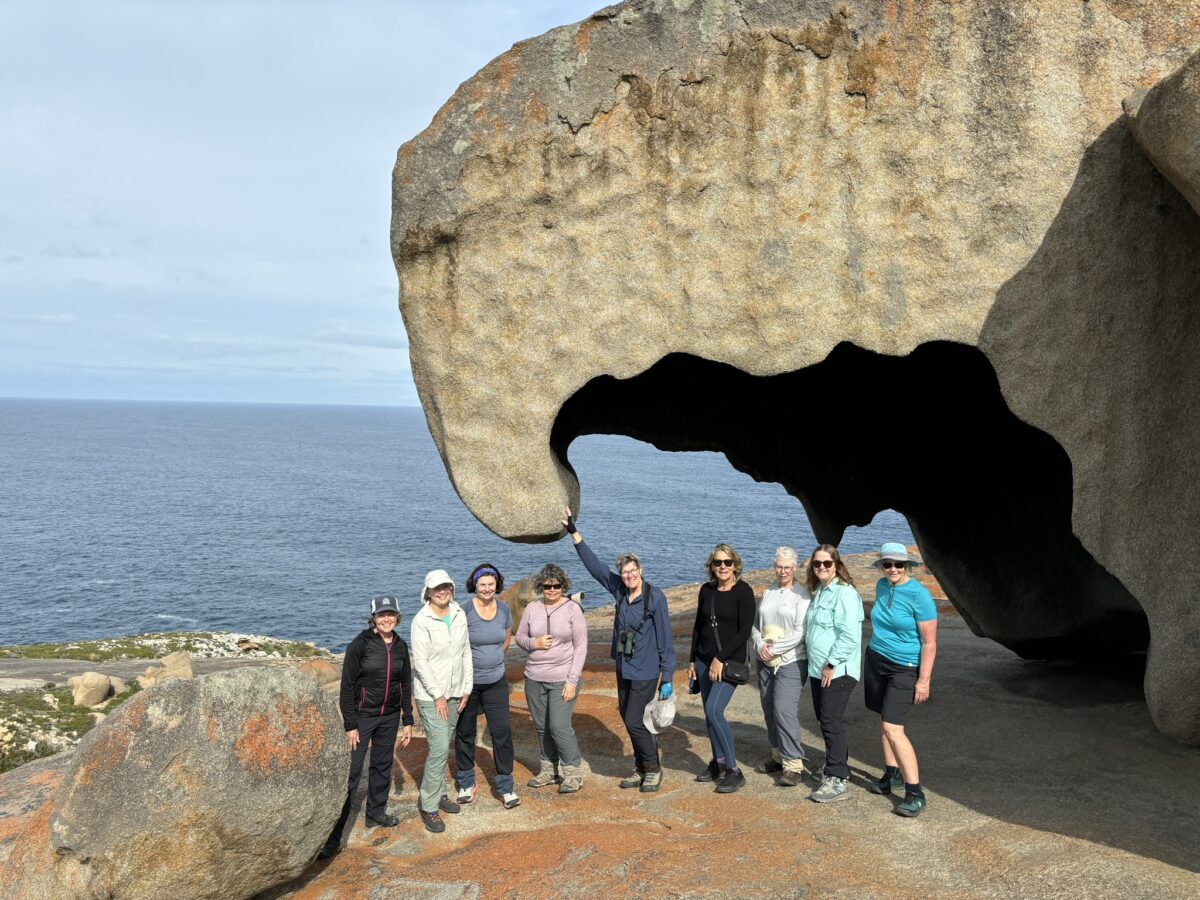 Women Hiking Kangaroo Island at the Remarkable Rocks