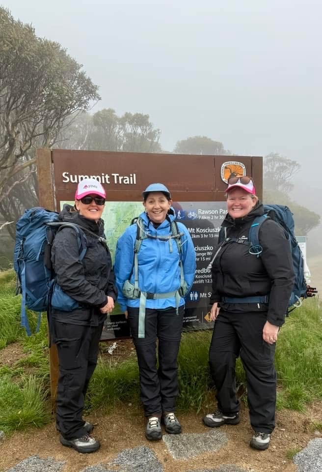 Connecting on the Couch to Mountain program with other inspiring women