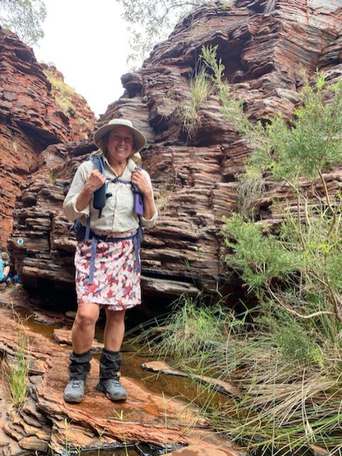 Di hiking the Jabula Trail with Women's Fitness Adventures