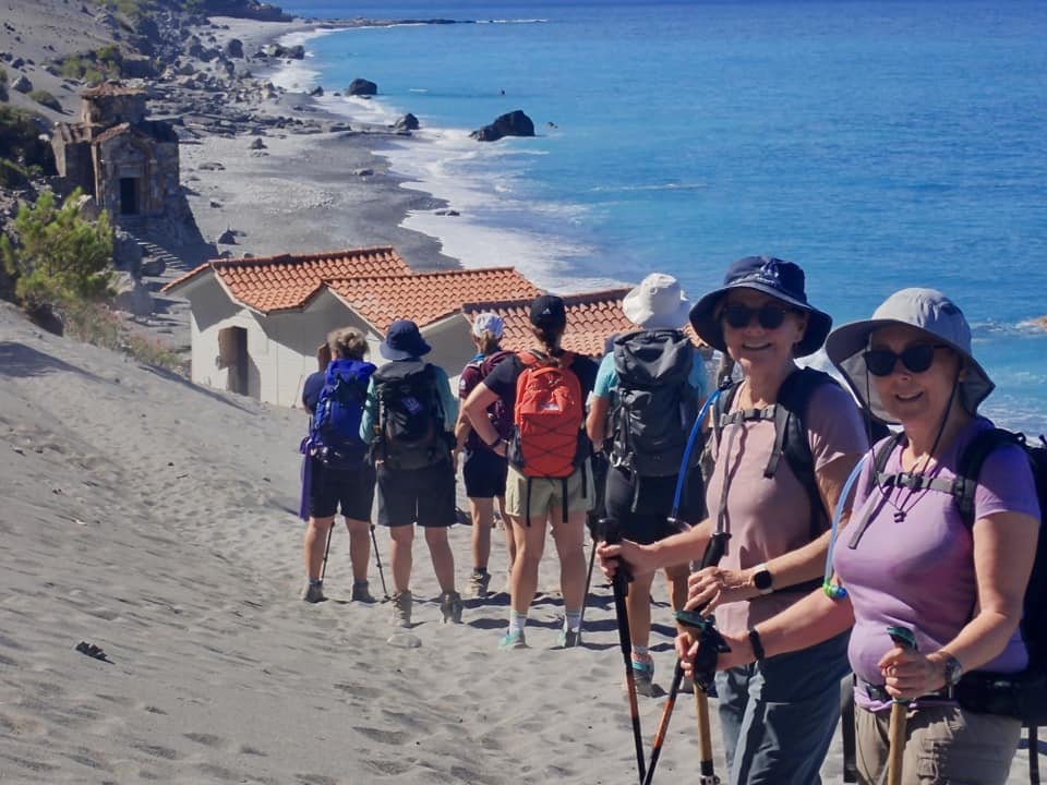 Hiking to Agios Ionnais with Women's Fitness Adventures