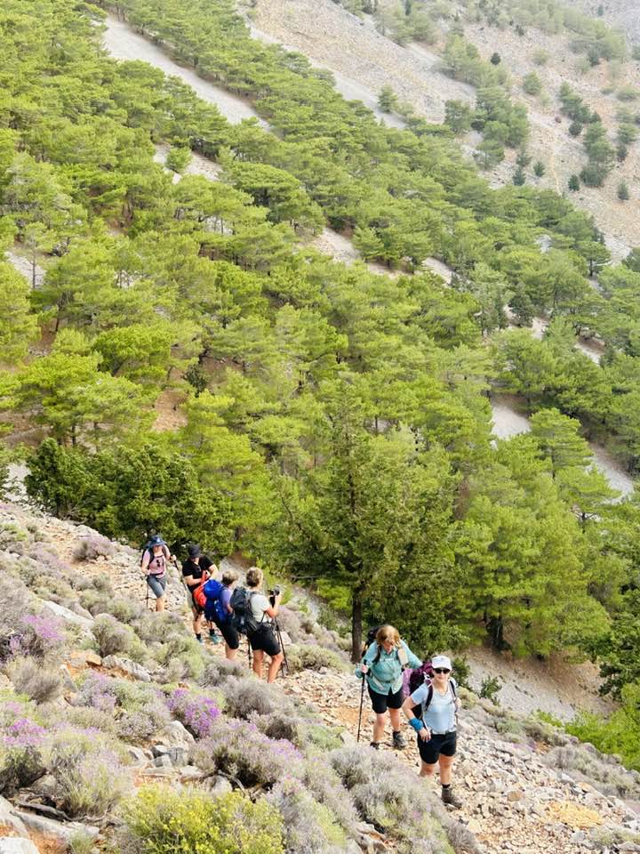Agia Roumelli hiking with Women's Fitness Adventures